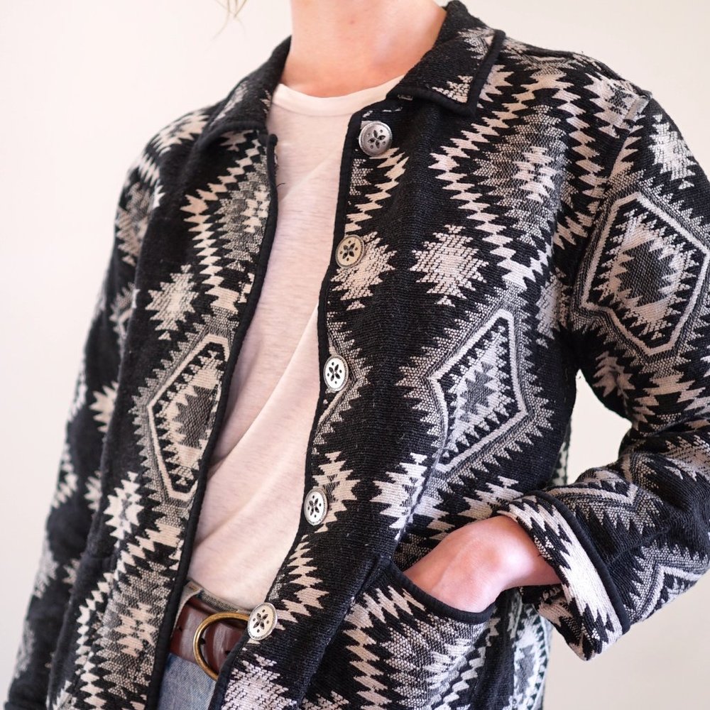 Southwestern Jacket in Black and White